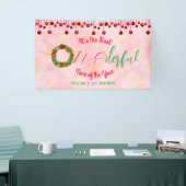 今年で最もダーフルな時だ 横断幕 (トレードショー)