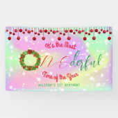 今年で最もダーフルな時だ 横断幕 (横)