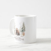 今年で最も素晴らしい時期だ、クマ コーヒーマグカップ (正面左)