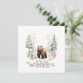 今年で最も素晴らしい時期だ、クマ シーズンカード (スタンド正面)