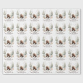 今年で最も素晴らしい時期だ、クマ ラッピングペーパー (フラット)