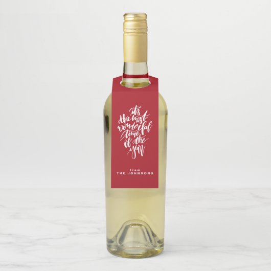 今年で最も素晴らしい時期…… ボトルネックタグ (ボトル)