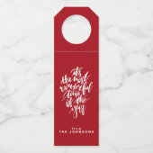 今年で最も素晴らしい時期…… ボトルネックタグ (正面)