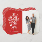 今年で最も素晴らしい時… シーズンカード (正面/裏面)