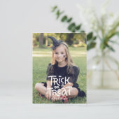今年のおかしなハロウィーンのゴースティング・トリック ポストカード (スタンド正面)