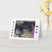 今年のことわざは何歳なの?カード カード (黄色い花)