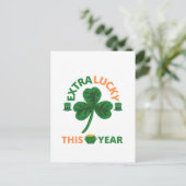 今年のアイルランドはラッキーおもしろい ポストカード (スタンド正面)