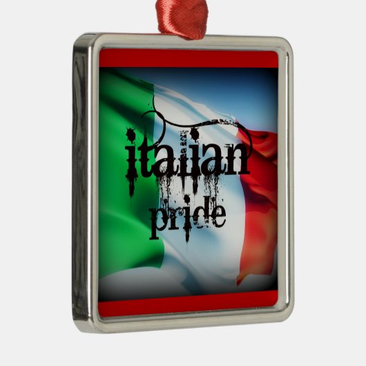 今年のイタリアンクリスマス・ツリーの「プライド」 メタルオーナメント (右)