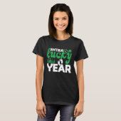 今年のエクストララッキーSt patricks day妊娠An Tシャツ (正面フル)