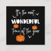 今年のカボチャの中で一番素敵な時期だ スクエア名刺 (正面)