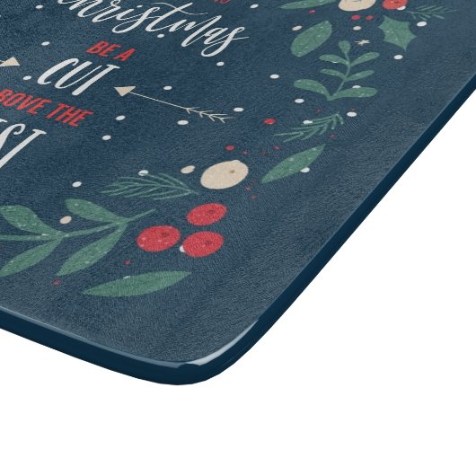 今年のクリスマスが残りのクリスマスよりも少し上になるかもしれない カッティングボード (角)