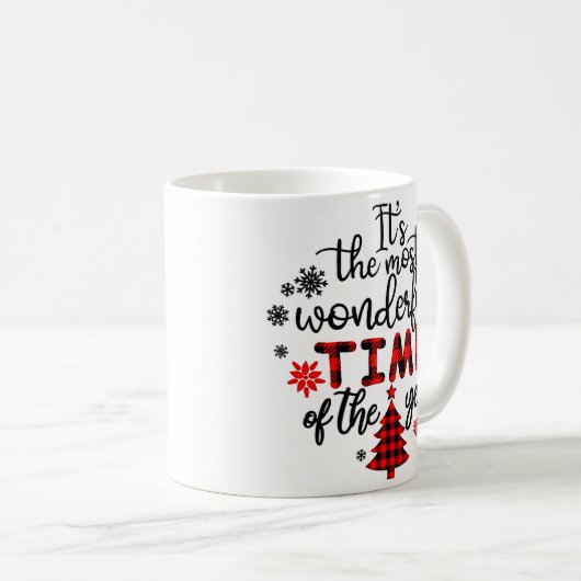 今年のクリスマスで一番素敵な時期だ コーヒーマグカップ (正面右)