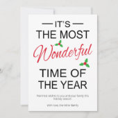 今年のクリスマスで一番素敵な時期だ シーズンカード (正面)