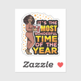 今年のクリスマスで一番素敵な時期だ シール