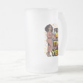 今年のクリスマスで一番素敵な時期だ フロストグラスビールジョッキ (正面右)