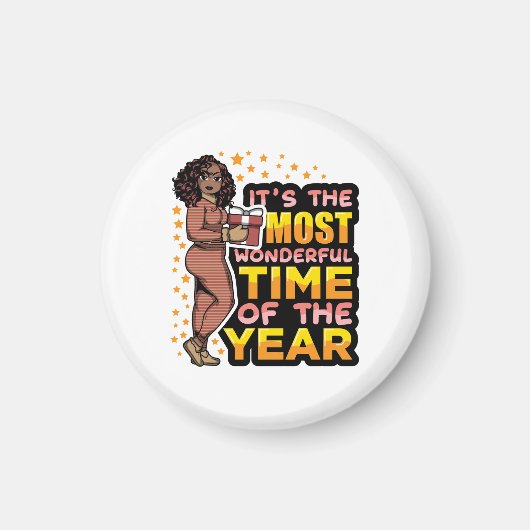 今年のクリスマスで一番素敵な時期だ マグネット (正面)