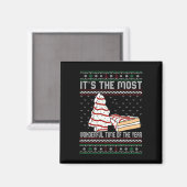 今年のクリスマスで最も素晴らしい時期だ マグネット (正面/裏面)