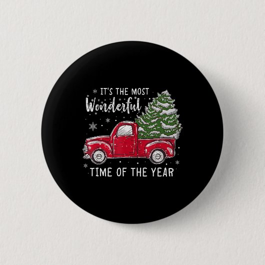 今年のクリスマスで最も素晴らしい時期だ 缶バッジ (正面)