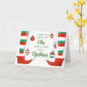 今年のクリスマスに楽しい時間を過ごせばいいのに カード (黄色い花)