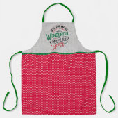 今年のクリスマスの中で一番素敵な時期だ エプロン (正面)