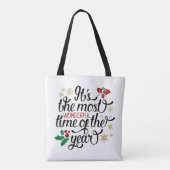 今年のクリスマスの中で一番素敵な時期だ トートバッグ (裏面)
