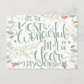 今年のクリスマスの中で一番素敵な時期だ ポストカード (正面)