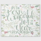 今年のクリスマスの中で一番素敵な時期だ ラッピングペーパー (フラット)