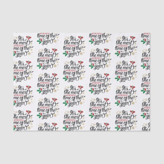 今年のクリスマスの中で一番素敵な時期だ 薄葉紙 (正面)