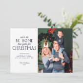 今年のクリスマスの故郷|ホリデーフォトカード 招待状 (スタンド正面)