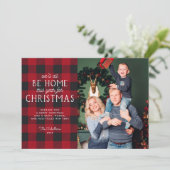 今年のクリスマスの故郷|ホリデーフォトカード 招待状 (スタンド正面)