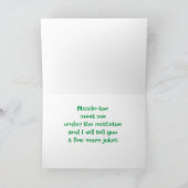 今年のクリスマスカードはミストルートのユーモアで カード (内部)