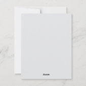 今年のクリスマスシーズンに心から祈る シーズンカード (裏面)