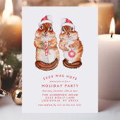 今年のクリスマスパーティーは完全に狂っていたぞ、野生のリスみたいに シーズンカード