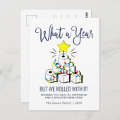 今年のクリスマスホリデー ポストカード (正面/裏面)