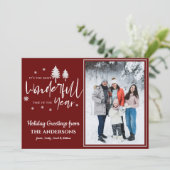 今年のクリスマス写真の最も素晴らしい時間 シーズンカード (スタンド正面)