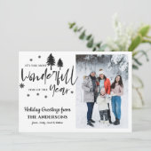 今年のクリスマス写真の最も素晴らしい時間 シーズンカード (スタンド正面)