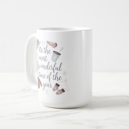 今年のコーヒーは最高の時期だ コーヒーマグカップ (正面左)