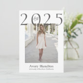 今年のスクリプト卒業カード 5枚の写真 招待状 (スタンド正面)