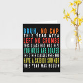 今年のブ食べラーは学校おもしろいの最終日 カード (黄色い花)