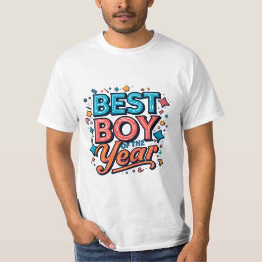 今年のベストボーイのためのTシャツ Tシャツ (正面)