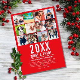 「今年のベスト」年次振り返り写真コラージュ シーズンカード