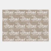 今年の中で最も素晴らしい時期だ ラッピングペーパーシート (正面2)