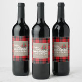 今年の中で最も素晴らしい時期だ ワインラベル (ボトル)