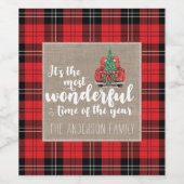 今年の中で最も素晴らしい時期だ ワインラベル (シングルラベル)