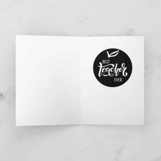 **今年の先生**メリークリスマス! シーズンカード (内部)