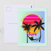 今年の先生: 本当 ポストカード (正面/裏面)