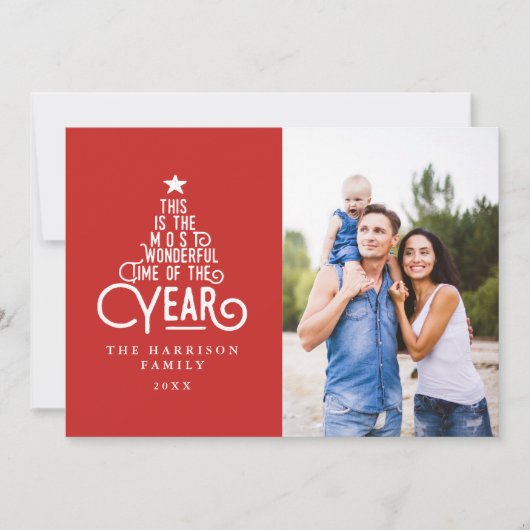 今年の写真の中で一番素敵な時間だ シーズンカード (正面)