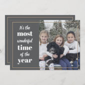 今年の写真の中で一番素敵な時間だ シーズンカード (正面/裏面)