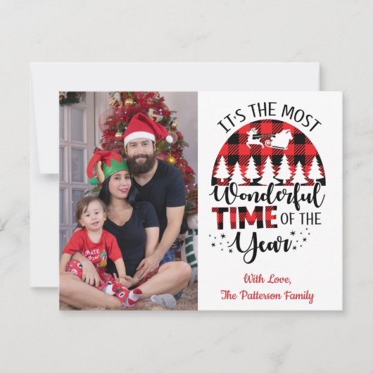 今年の写真の中で一番素敵な時間だ シーズンカード (正面)