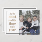 今年の写真の中で一番素敵な時間だ シーズンカード (正面/裏面)